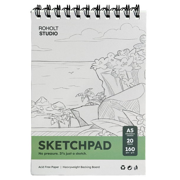 Roholt Studio Skitseblok A5 - 160g