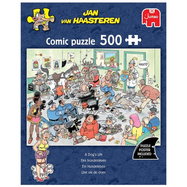 NYHED Puslespil af JVH "A Dog's Life " 500 Brikker