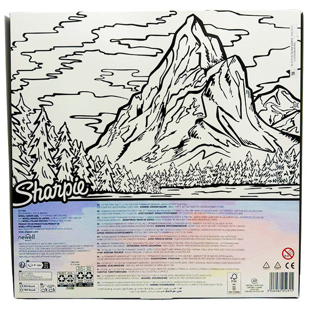 Sharpie Permanent Markers "Mountain" St 27-stk.