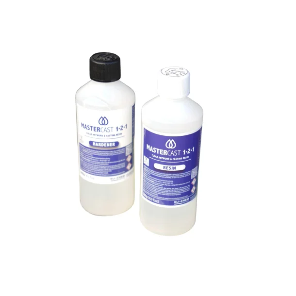 MasterCast 1-2-1 Clear Art Coating Resin 1kg.