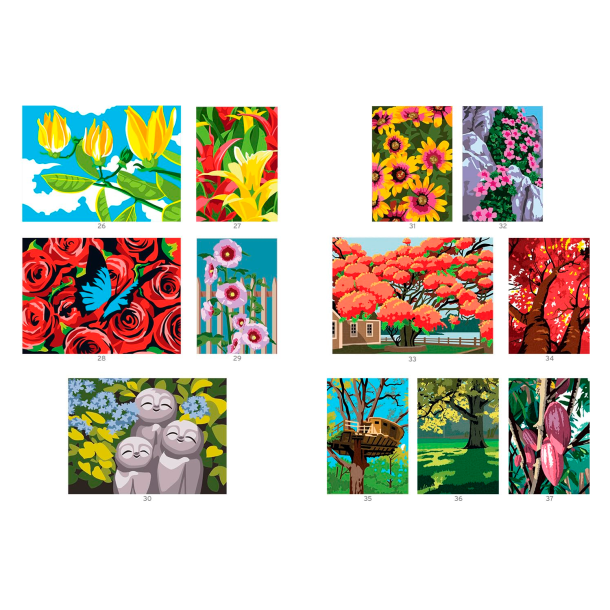 Paint-by-Numbers - Extraordinary Gardens