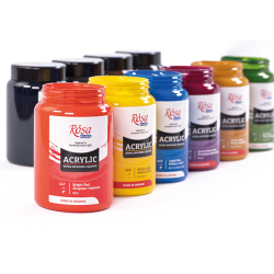 Rosa Akrylmaling 400ml.