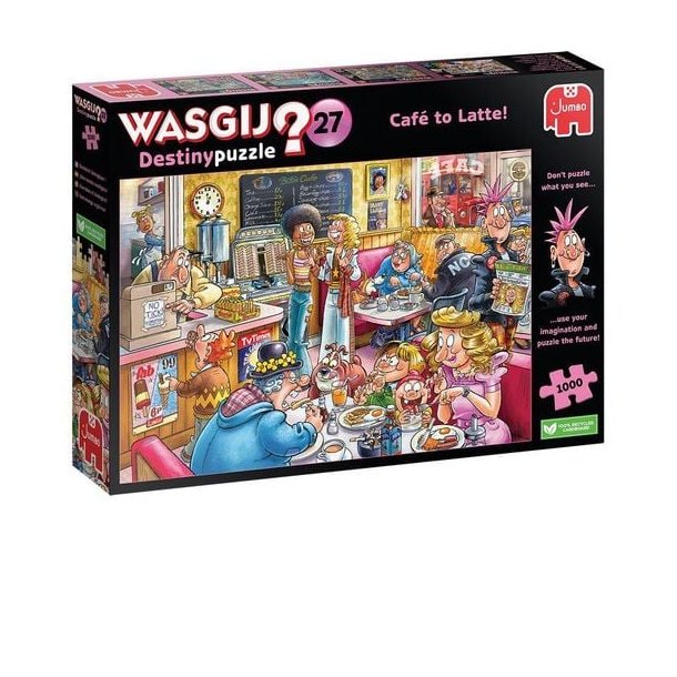Puslespil Wasgij Destiny 27 Caf� to Latte! 1000 Brikker