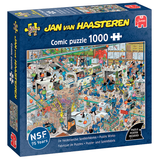 NYHED! Puslespil af JVH "Puzzle Works" 1000 Brikker