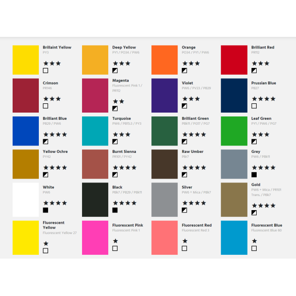 Adigraf Vandbaserede Farver til Linoleumstryk