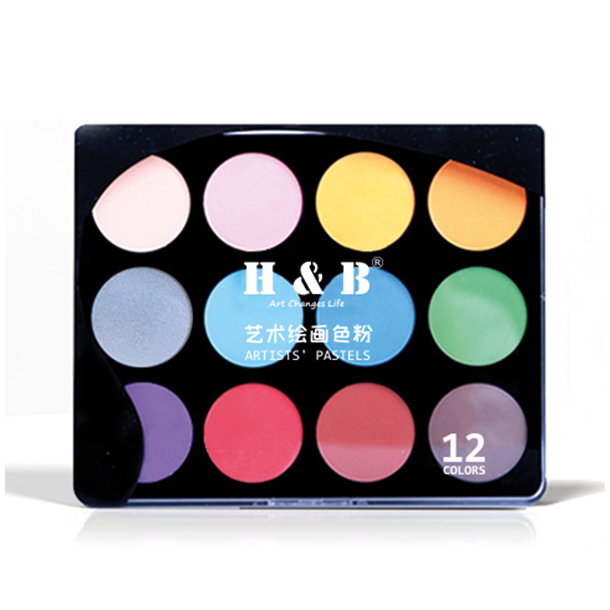 H&B Artists' Pastels 12-stk.