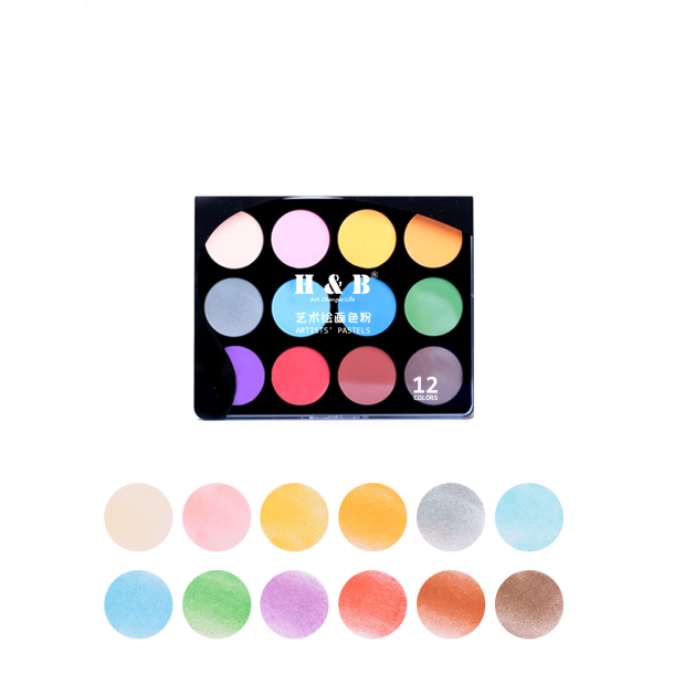 H&B Artists' Pastels 12-stk.