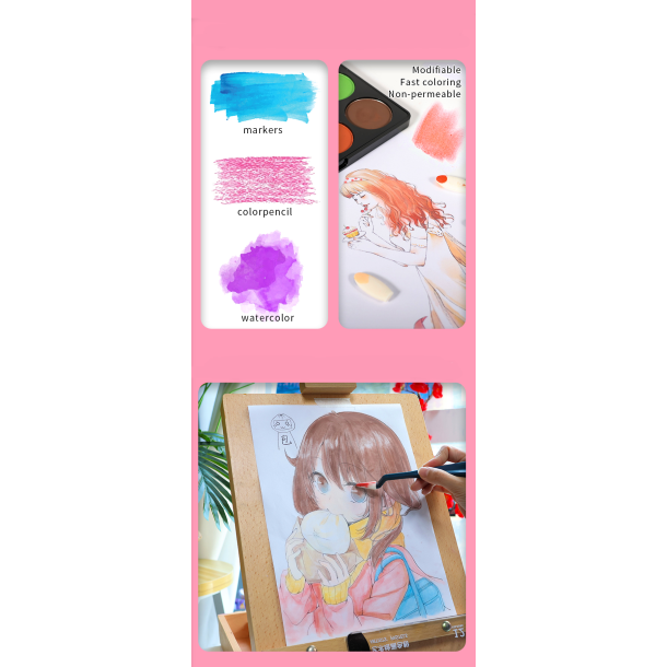 H&B Artists' Pastels 12-stk.