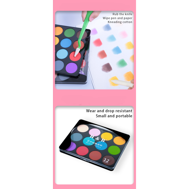 H&B Artists' Pastels 12-stk.