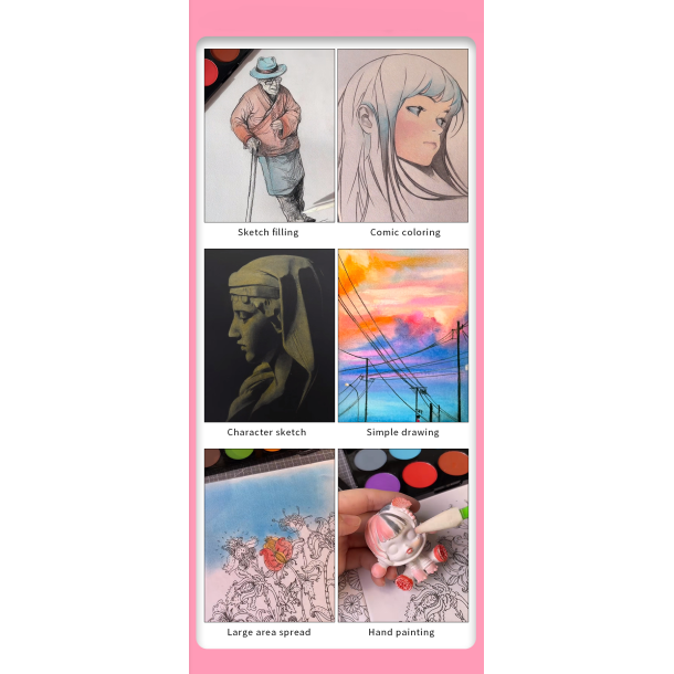 H&B Artists' Pastels 12-stk.