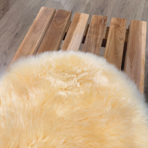 �gte Lammeskind 60x90cm - Golden Ivory