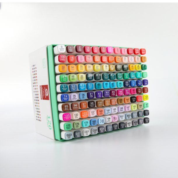 Mobee 120-Stk Pro Twin Marker