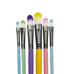 Artist Brushes 6-Pak Multicolor - Oval
