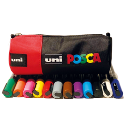 POSCA PC-5M Penalhus Sortiment - R�d