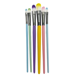 Artist Brushes 6-Pak Multicolor - Oval