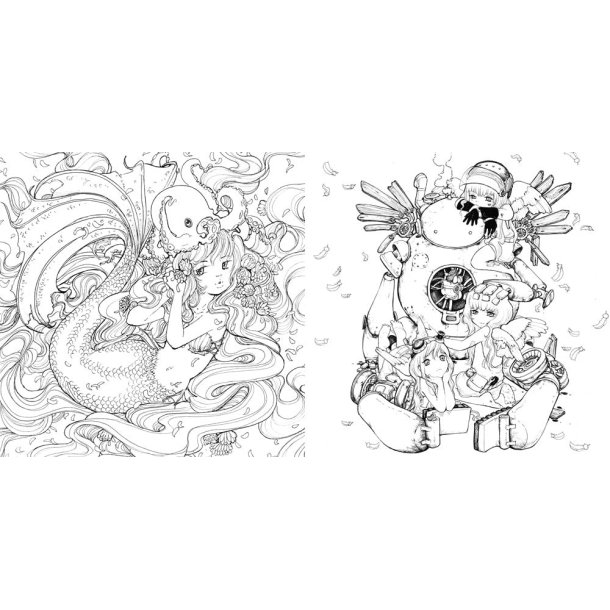 Best of Pop Manga Colouring Book 