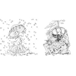 Pop Manga Cute and Creepy Coloring Book 