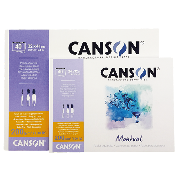 Montval Aquarelle  200 g/m2 (100 lb)