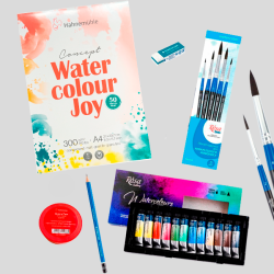 Rosa Basis Tube�Akvarels�t