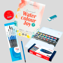 Rosa Deluxe Akvarel Pakke