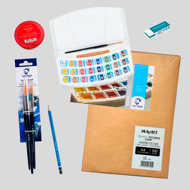 Van Gogh Deluxe Akvarel Pakke