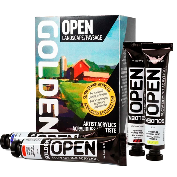 GOLDEN Open Landscape S�t, Langsomt�rrende Akrylmaling