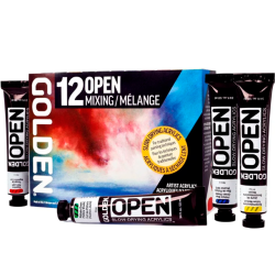 GOLDEN Open Mixing S�t, Langsomt�rrende Akrylmaling