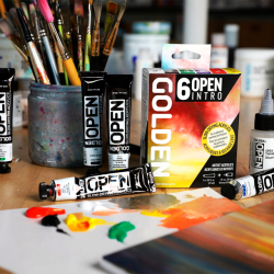GOLDEN Open Intro S�t, Langsomt�rrende Akrylmaling