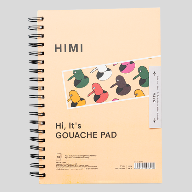 HIMI Gouache Blok 17,8 x 25,4 cm