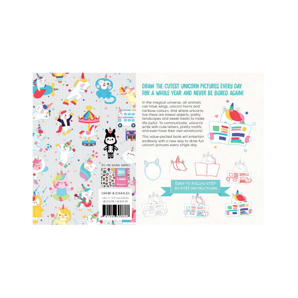 365 Days of Unicorns - How to Draw Unicorns and Friends Every Day of the Year