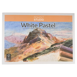 Roholt Studio Hvid Pastelblok - 20 ark