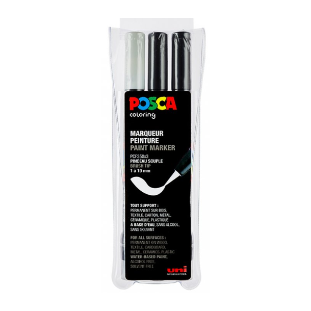 POSCA PCF-350 1 - 10 mm (BBW) Sortiment