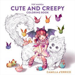 Pop Manga Cute and Creepy Coloring Book 