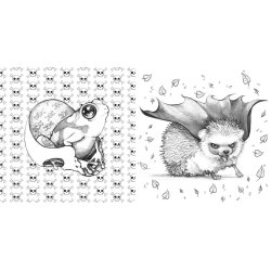 Pop Manga Cute and Creepy Coloring Book 