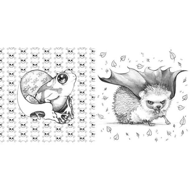 Pop Manga Cute and Creepy Coloring Book 