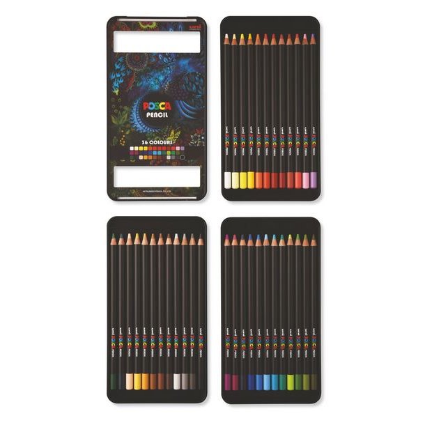 Posca farveblyanter 36-pk