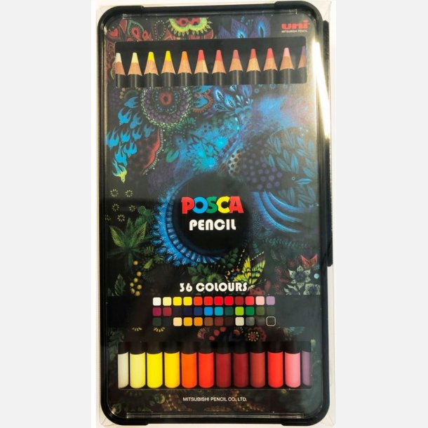 Posca farveblyanter 36-pk