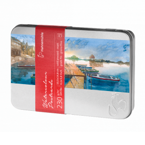 Hahnem�hle Akvarel Postkort i Metal�ske