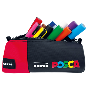 POSCA PC-5M Penalhus Sortiment - R�d
