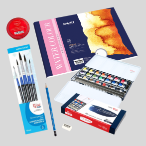 Rosa Deluxe Akvarel Pakke