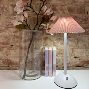 Touch Bordlampe, Pliss� - Rosa