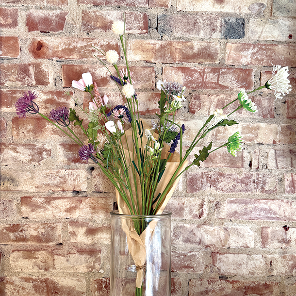 Buket Vild Flora - Rosa/Lavendel