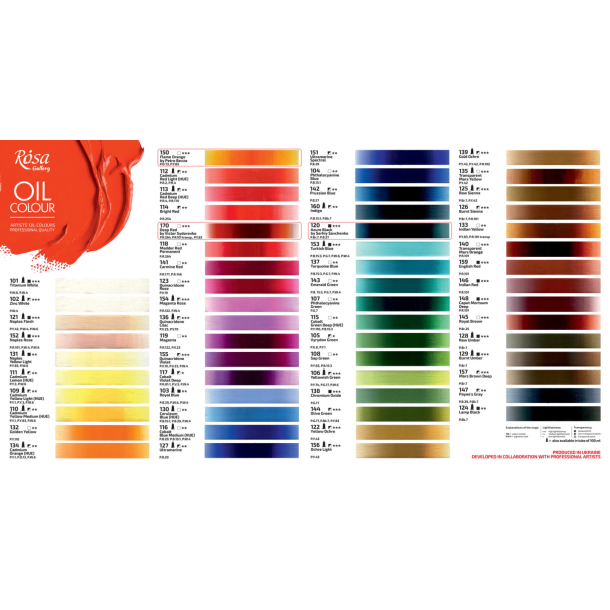 Rosa Gallery Oliemaling 45ml.