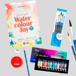 Rosa Basis Tube�Akvarels�t