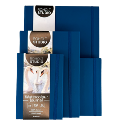 Roholt Studio Artist Watercolour Journal - Royal Blue