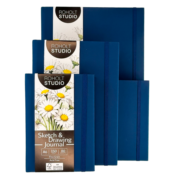 Roholt Studio Artist Sketchbook - Royal Blue