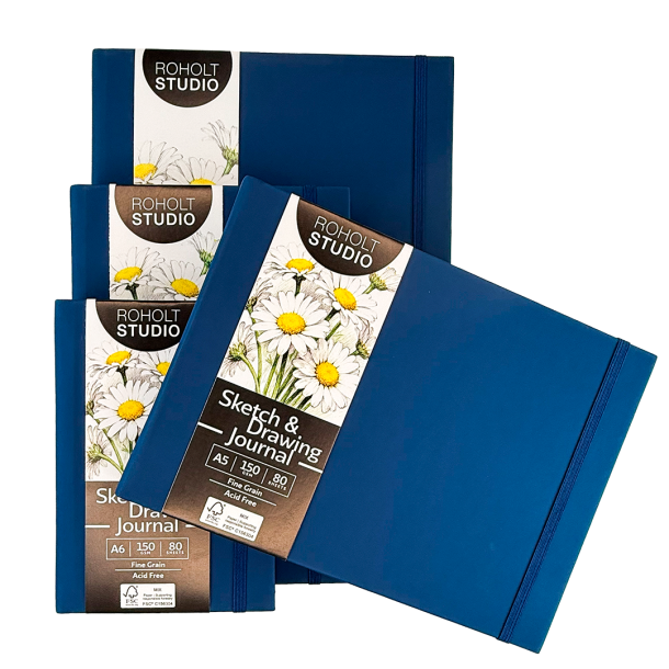 Roholt Studio Artist Sketchbook - Royal Blue