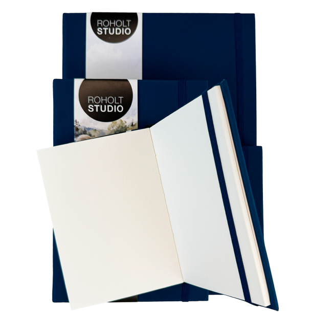 Roholt Studio Artist Watercolour Journal - Royal Blue