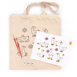 Ecobag - Mal Selv - Ducks 38x42 cm