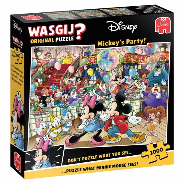 Puslespil Wasgij Original Disney "Mickey's Party!" 1000 Brikker